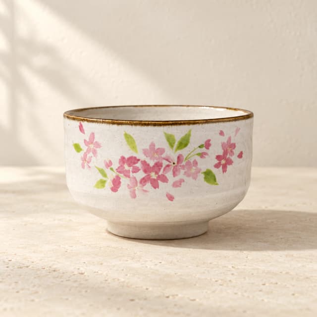 Blushed Garden Matcha Bowl